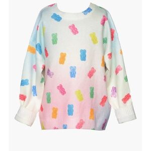 Truly me kids gummy bears print sweater 4